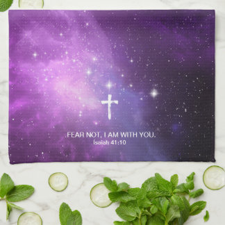 Vrees niet, Ik ben met u Christelijk Jesaja 41:10. Theedoek