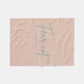 "Vrees niet." Jesaja 41:10 Fleece Deken (Voorkant (Horizontaal))