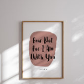 Vrees niet Jesaja 41:10 poster