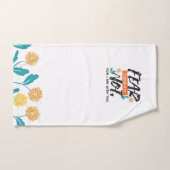 Vrees niet Jesaja Bijbelvers Inspirerend ontwerp Handdoek (Handdoek)