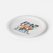 Vrees niet Jesaja Bijbelvers Inspirerend ontwerp Papieren Bordje (Gekanteld)