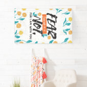 Vrees niet Jesaja Bijbelvers Inspirerend ontwerp Spandoek (Insitu)