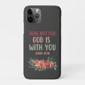 Vrees niet voor God is met je iPhone Case (Achterkant)