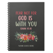 Vrees niet voor God is met jou Notitieboek (Voorkant)