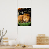 Vrees niet voor mij met de poster (Keuken)