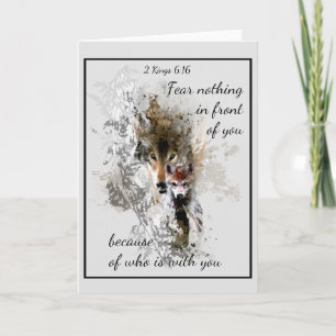 Vrees niets voor u Inspirerend Citaat Kaart