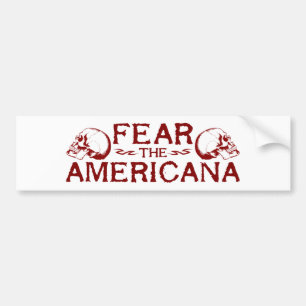 Vrees voor Amerika Bumpersticker