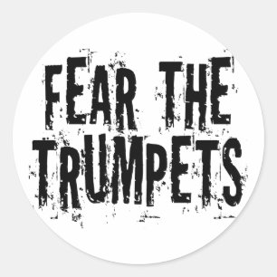 Vrees voor de Trumpets Gift Ronde Sticker