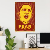 Vrees voor het Poster van de staat (Thuiskantoor)