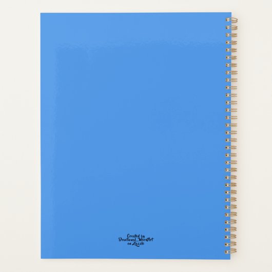 Vreesloos En Vrij 2 Timoteüs 1:7 Aangepaste Bijbel Planner (Achterkant)