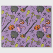 Vreselijk Elegant Paarse Cadeaupapier (Vlak)