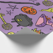 Vreselijk Elegant Paarse Cadeaupapier (Hoek)