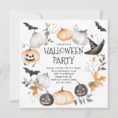 Vreselijk leuk Halloween feest Kaart (Voorkant)