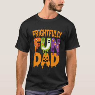 Vreselijk leuke vader Halloween spook snoep kostuu T-shirt