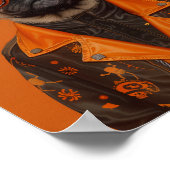 Vreselijk modieuze Pug Poster (Hoek)