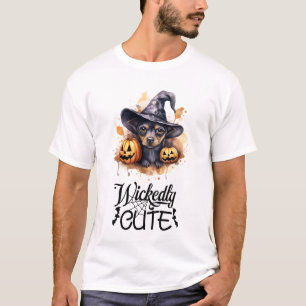 Vreselijk Schattigee Dachshund Witch T-shirt