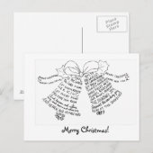 Vreugde aan de Wereld! Feestdagenkaart (Voorkant / Achterkant)