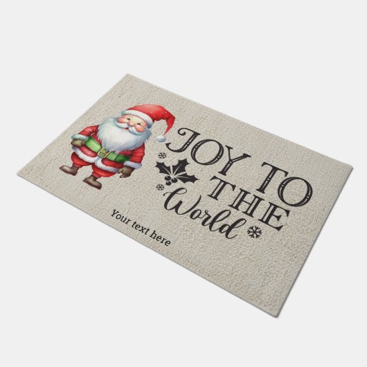 Vreugde aan de werelddeurmat deurmat (Schuin)