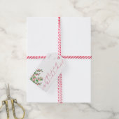 Vreugde aan het World Christmas Present Gift Label Cadeaulabel (Met Touw)