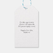 VREUGDE | Cadeau label Cadeaulabel (Achterkant)