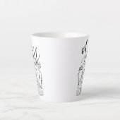 Vreugde de wereld Christelijke Kerst Latte Mok (Voorkant)