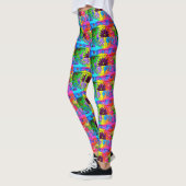 vreugde en liefde hippie leggings (Links)
