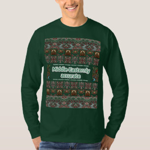 Vreugde Groen Midden-Oosten Nauwkeurig Kerstmis Le T-shirt