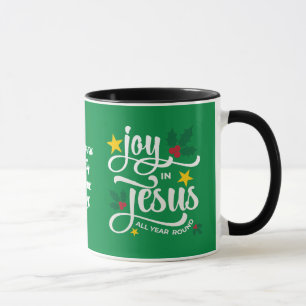 Vreugde in Jezus Kerstmis Familie Naam Mok