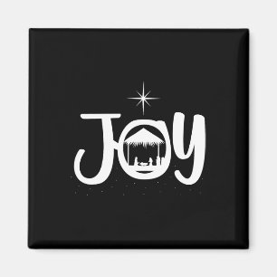 Vreugde Jezus Geboorte Scène Koele Kerstmis Kledin Magneet
