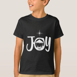 Vreugde Jezus Geboorte Scène Koele Kerstmis Kledin T-shirt