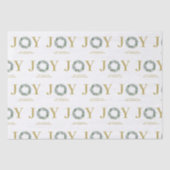 "Vreugde" Kerstkrans Tissuepapier (Voorkant)