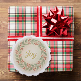 “Vreugde” kerstornament in waterverf Ornament Kaart