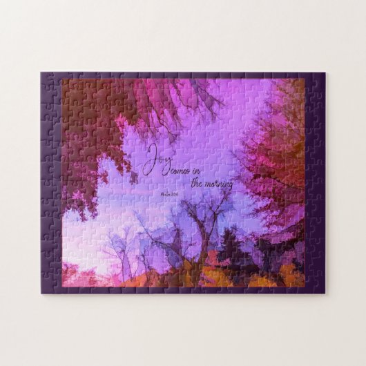 Vreugde komt in de Morning puzzel (Horizontaal)