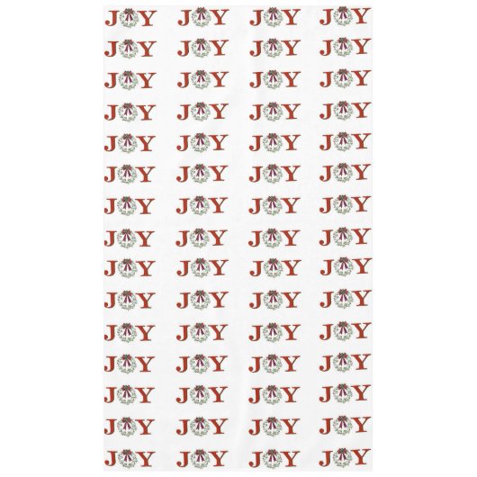 Vreugde met krans tafelkleed (Voorkant)