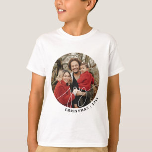 Vreugde Minimalistisch Familie Kerstmis 2023 Vakan T-shirt