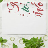 vreugde over de wereld theedoek (Gevouwen)