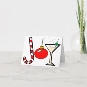 Vreugde van Kerstmis Feestdagen Kaart