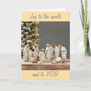 **VREUGDE VOOR DE WERELD/VREUGDE VOOR JOU** FEESTDAGEN KAART