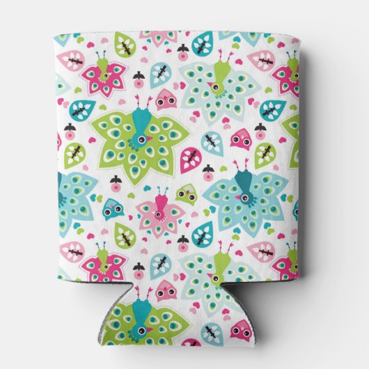 vreugdevogel en uil blikjeskoeler (Achterkant)