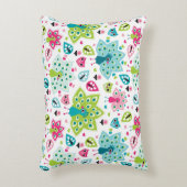 vreugdevogel en uil decoratief kussen (Voorkant(Verticaal))