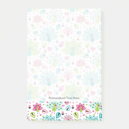 vreugdevogel en uil post-it® notes (Voorkant)