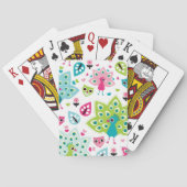 vreugdevogel en uil speelkaarten (Achterkant)