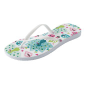 vreugdevogel en uil teenslippers (Schuin)