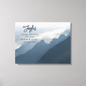 Vreugdevol in hoop Christelijk Inspirerend Canvas Afdruk (Voorkant)