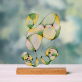 Vreugdevol Ogend Glas - Acryl display (Neutraal)