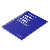 vreugdevol vervelend nummer knarsen notitieboek (Linkerzijde)