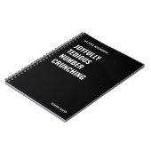 vreugdevol vervelend nummer knarsen notitieboek (Linkerzijde)