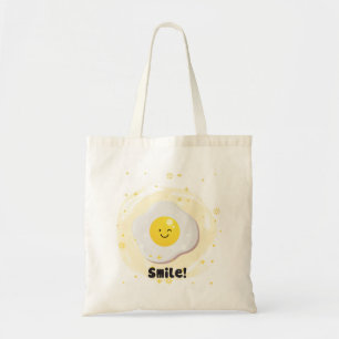 Vreugdevolle expressie: de kracht van een glimlach tote bag