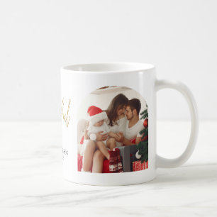 Vreugdevolle Familie Moderne Winter Vakantie 2 fot Koffiemok