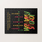 Vreugdevolle KWANZAA principes kruiswoord Legpuzzel (Horizontaal)